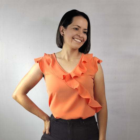 Blusa Vuelos Naranja