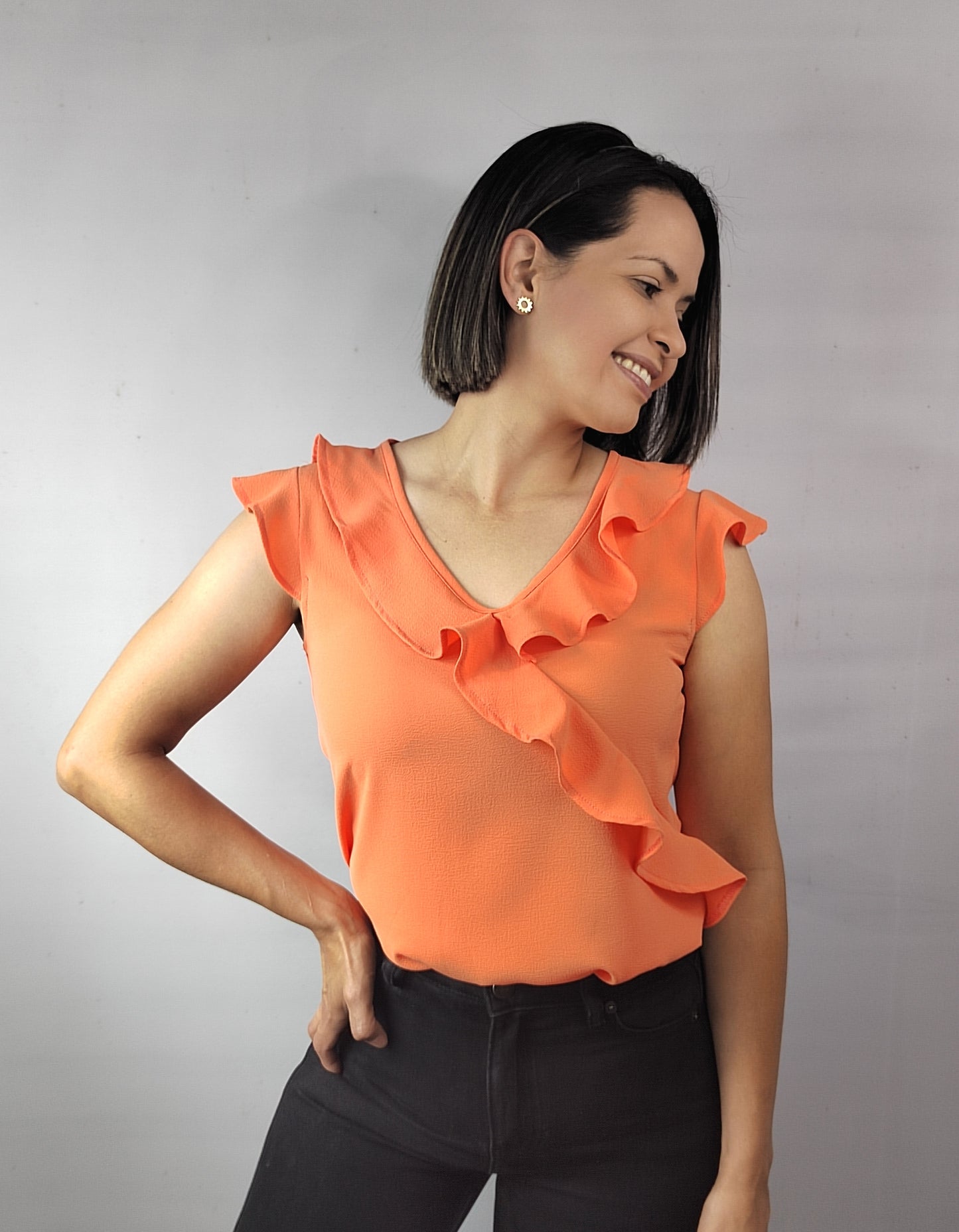 Blusa Vuelos Naranja